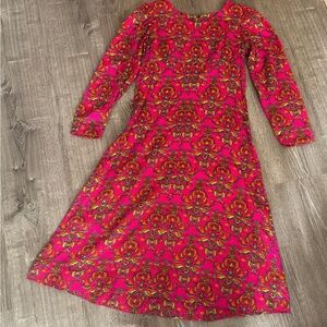 Vintage Pink Floral Dress